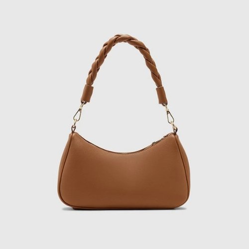 Brown Leather Shoulder Bag