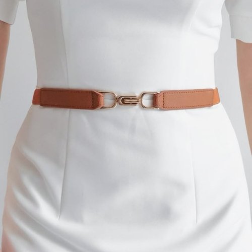 Women Slim Leather Belt 